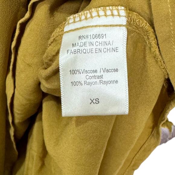 Young Fabulous And Broke Josette Tie Dye Maxi Dress XS New Long Sleeve NWT New - Picture 6 of 9